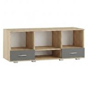 TV Base Cabinet Ciomas 19 | Sonoma Oak / Grey | 53 x 135 x 49 cm | Modern Storage Solution