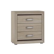 Chest of Drawers Kundiawa 05 | Sonoma Oak Light & Dark | 85 x 80 x 40 cm | Modern Storage