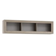 Suspended Wall Shelf Kundiawa 10 | Sonoma Oak Light | 40 x 160 x 28 cm | Modern Floating Rack