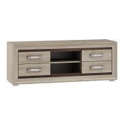 Kundiawa 02 TV Base Cabinet | Sonoma Oak Light & Dark | 50 x 140 x 40 cm | 4 Drawers | Modern Storage