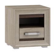 Kundiawa 22 Bedside Cabinet | Sonoma Oak Light/Dark | 45 x 45 x 40 cm | Modern Design