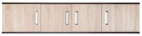 Closet Top Attachment for Hinged Door Cabinet Sepatan 04 | Wenge & Sonoma Oak | 40 x 180 x 60 cm