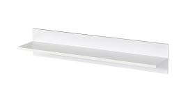 Wall Shelf | Hanging Shelf | 1 Shelf | Color: White | 90 x 19 x 17 cm | ABS Edges | Nalut 07