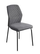 Maridi 243 Chair Dark Grey | Modern Dining Chair | 92 x 47 x 56 cm | Ergonomic Comfort