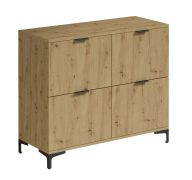 Chest of Drawers "Kandalica" 02 | Oak Artisan | 110 x 100 x 40 cm | Easy Möbel