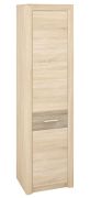 Mesquite 03 Cupboard | Sonoma Oak Light & Truffle | Right Door Hinge | 199 x 54 x 40 cm | 6 Compartments