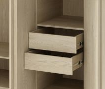 Drawers for closet Edegem 02 | 2 pieces | color: oak Cremona