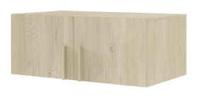 Top unit for closet Edegem 03 | ABS edges | color: oak Cremona | 100 x 61 x 40 cm | 2 doors | 1 large compartment