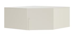 Wardrobe extension for corner closet Edegem 04 | color: cashmere | 1 door | 1 compartment | ABS edges | 95 x 95 x 40 cm