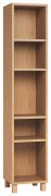 Shelf Averias 22 | Oak Finish | 195 x 39 x 38 cm | Modern Narrow Bookcase