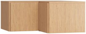 Corner Wardrobe Top Attachment for Averias | Oak Finish | 45 x 102 x 104 cm | Soft Close Door
