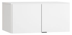 Wardrobe Top Attachment for Two Doors | Chiflero Series | White | 45 x 93 x 57 cm | Soft Touch Finish