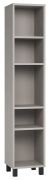 Pantanoso 47 Shelf Grey | Modern Storage Unit | 195 x 39 x 38 cm | Adjustable Shelves