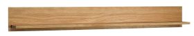 Wall Shelf Olinda 08 | Suspended Rack | Natural Oak Part Solid | 22 x 180 x 22 cm