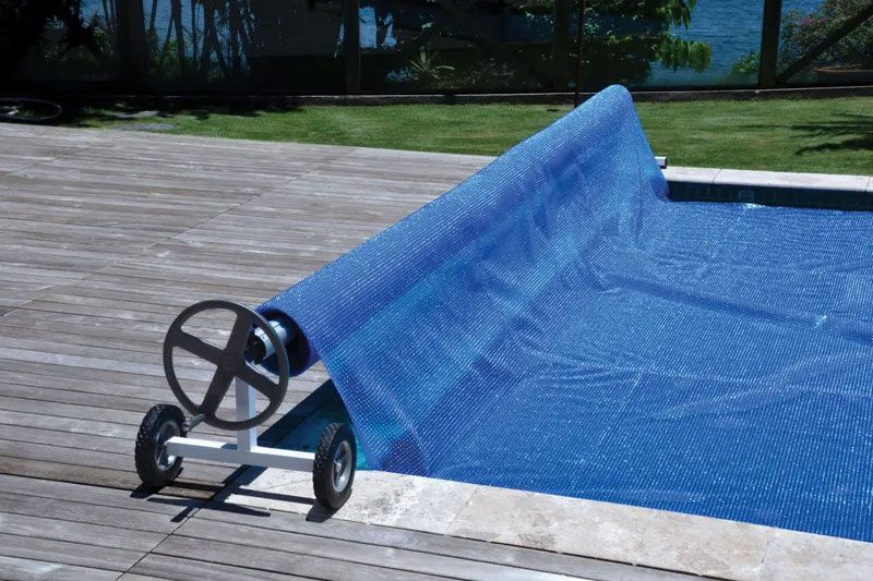 Mobile retractor for summer cover for Sunnydream wooden pool 3.30-6.60 meters