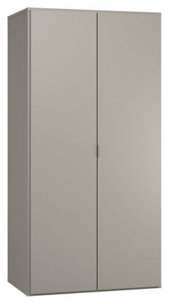 Hinged door cabinet / Wardrobe Bentos 13, Colour: Grey - measurements: 187 x 93 x 57 cm (H x W x D)