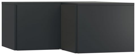 Attachment for corner wardrobe Chiflero, Colour: Black - Measurements: 45 x 102 x 104 cm (H x W x D)
