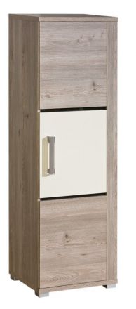 Cupboard Cavalla 05, door hinge right, Colour: Oak / Cream - Measurements: 150 x 49 x 40 cm (H x W x D)