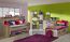 Children's room - Shelf Marcel 14, Colour: Ash Pink / Grey / Brown - Measurements: 187 x 80 - 135 x 31 cm (H x W x D)