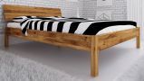 Single bed / Guest bed Kapiti 04 solid oiled Wild Oak - Lying area: 90 x 200 cm (w x l)