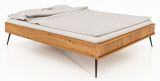 Double bed Rolleston 03 solid beech oiled - Lying area: 160 x 200 cm (w x l)