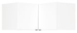 Attachment for corner wardrobe Marincho, Colour: White - Measurements: 54 x 105 x 106 cm (H x W x D)