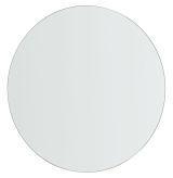 Children's room - Mirror Skalle, Colour: White - Measurements: 48 x 48 x 3 cm (H x W x D)
