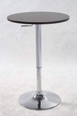 Bar table Dano 05, Colour: black - diameter: 60 cm