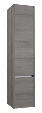 Bathroom - Tall cabinet Kolkata 84, Colour: Ash Grey - 160 x 35 x 35 cm (h x w x d)