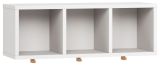 Suspended rack / Wall shelf, Colour: White - Measurements: 35 x 90 x 30 cm (H x W x D)