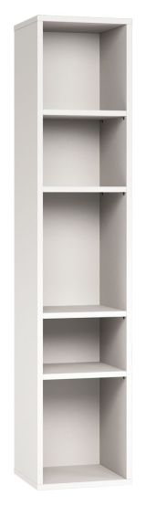 Shelf Bellaco 47, Colour: White - Measurements: 187 x 39 x 38 cm (h x w x d)