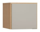 Attachment for single-door wardrobe Nanez 12, Colour: Oak / Grey - Measurements: 45 x 47 x 57 cm (H x W x D)