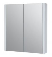 Bathroom - Mirror cabinet Bidar 01, Colour: White glossy - 65 x 60 x 12 cm (H x W x D)
