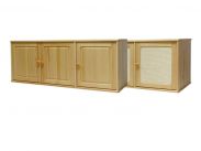 Cabinet top solid, natural pine wood 025 - Dimensions 50 x 133 x 60 cm (H x W x D)