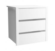 Built-in drawers for closets, Colour: White - Measurements: 53 x 50 x 46 cm (H x W x D).