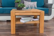 Coffee table Wooden Nature 123 Solid Core Beech - 45 x 65 x 65 cm (H x W x D)