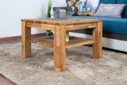 Coffee table Wooden Nature 122 Solid Oak - 45 x 65 x 65 cm (H x W x D)