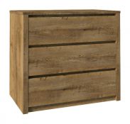 Dresser Selun 04, Colour: Oak dark brown - 80 x 90 x 43 cm (h x w x d)