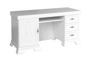 Sentis 06 desk, colour: pine white - 75 x 149 x 61 cm (H x W x D)