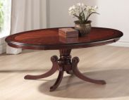 Coffee table Dakoro 46, Colour: Mahogany, partial solid wood - Measurements: 45 x 120 x 80 cm (H x W x D)