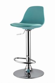 Bar stool Okola 26, Colour: Blue - Measurements: 82 - 104 x 39 x 40 cm (H x W x D)