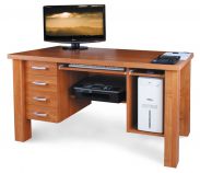 Desk Banjaran 33, Colour: Alder - Measurements: 76 x 130 x 60 cm (H x W x D)