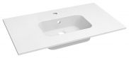 Bathroom - Washbasin Dhule 15, Colour: White - 10 x 81 x 46 cm (H x W x D)