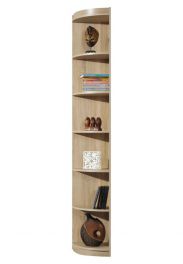 Corner shelf "Kontich" 03, Colour: Oak Sonoma - Measurements: 212 x 35 x 35 cm (H x W x D)