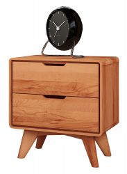 Bedside table Timaru 14 solid oiled beech heartwood - Measurements: 49 x 47 x 30 cm (h x w x d)