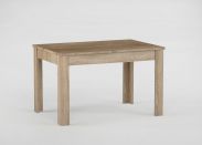 Extendable dining table Madryn 02, Colour: Oak Sonoma - 120-160 x 80 cm (W x D)