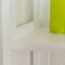 Shelf/corner shelf pine solid wood white lacquered Junco 60 - 164 x 40 x 30 cm (H x W x D)
