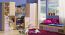 Children's room - Shelf Dennis 15, Colour: Ash Purple - Measurements: 155 x 35 x 38 cm (h x w x d)