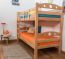 Bunk bed "Easy Premium Line" K11/n, solid beech wood, clearly varnished, convertible - 90 x 200 cm