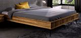 Single bed / Guest bed Rolleston 03 solid oiled Wild Oak - Lying area: 90 x 200 cm (w x l)